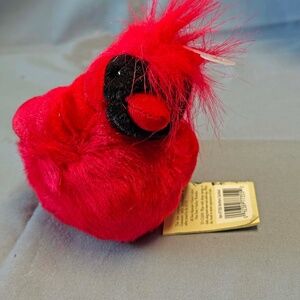 SINGING BIRD, PLAYS REAL BIRD CALLS, RED CARDINAL, 6 L x 4 ½ W x 4 ¾ H INCH PLUS